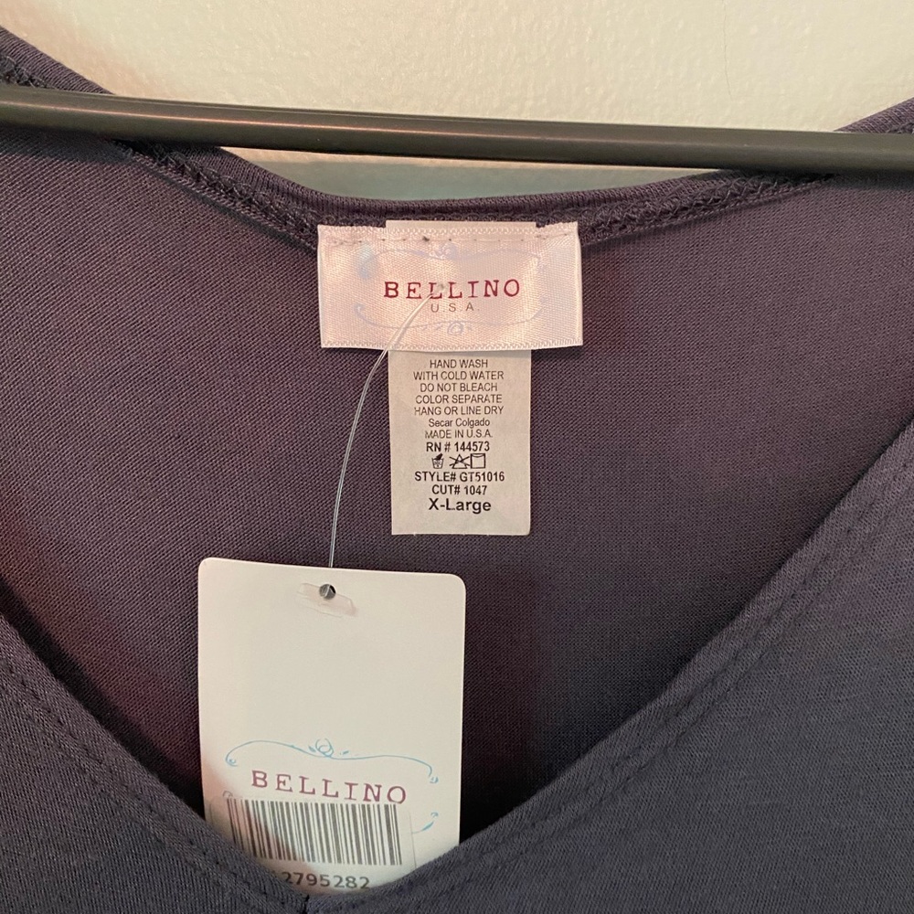 Bellino long sleeve v-neck top - Picture 3 of 5